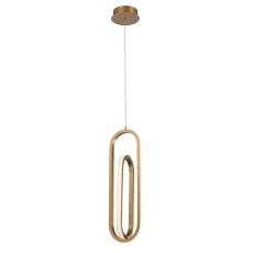 Stylowa Lampa Wisząca Demark - Szczotkowane Złoto