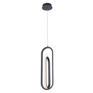 Stylowa Lampa Wisząca Demark  Matowa Czerń