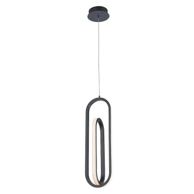 Stylowa Lampa Wisząca Demark  Matowa Czerń