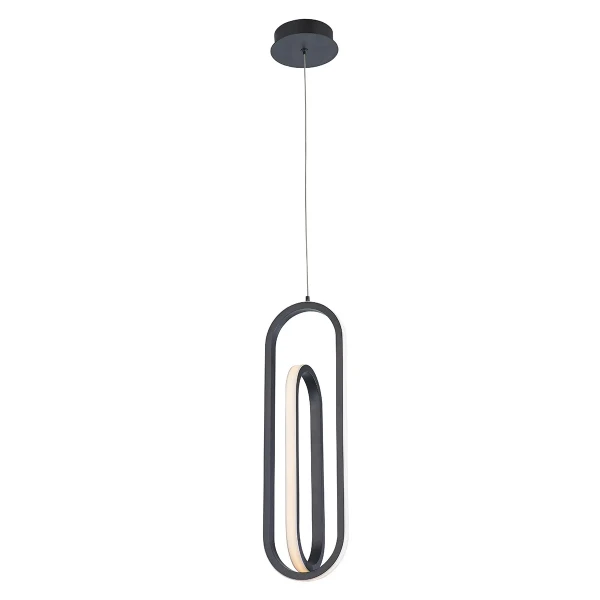 Stylowa Lampa Wisząca Demark  Matowa Czerń
