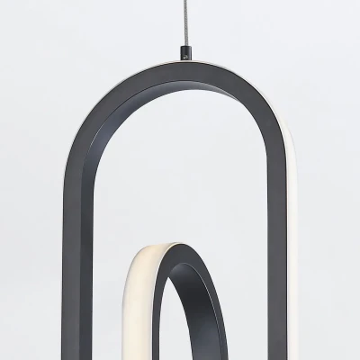 Stylowa Lampa Wisząca Demark  Matowa Czerń 4