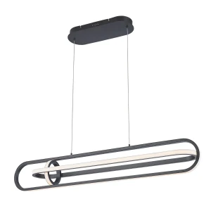 Stylowa Lampa Nad Wyspę Demark Matowa Czerń