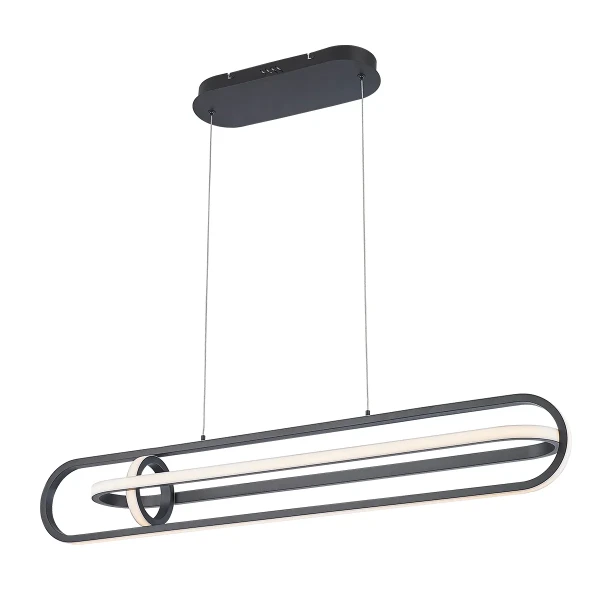 Stylowa Lampa Nad Wyspę Demark Matowa Czerń