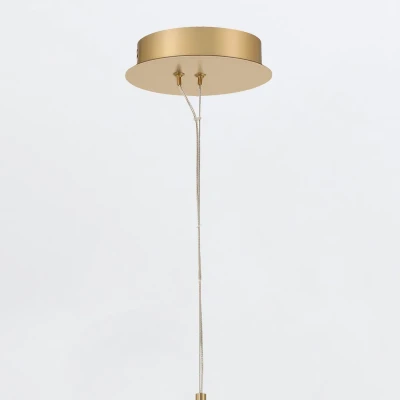 Designerska Lampa Wisząca Kepler Złota S 5