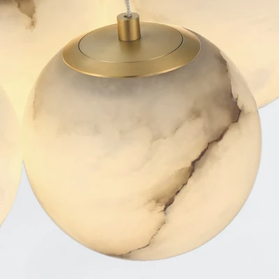 Designerska Lampa Wisząca Kepler Złota L 6