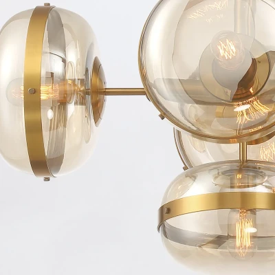 Designerska Lampa Nad Wyspę Nottingham Mosiądz XL 3