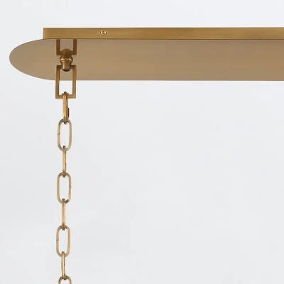 Designerska Lampa Nad Wyspę Nottingham Mosiądz XL 4