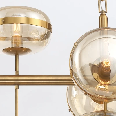 Designerska Lampa Nad Wyspę Nottingham Mosiądz XL 5
