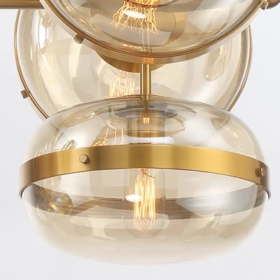Designerska Lampa Nad Wyspę Nottingham Mosiądz XL 6