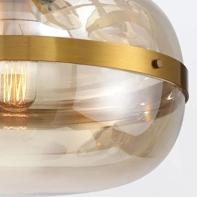 Designerska Lampa Wisząca Nottingham Mosiądz S 6