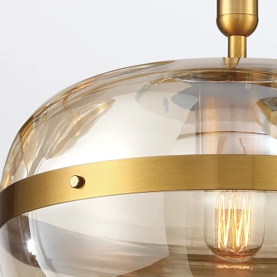 Designerska Lampa Wisząca Nottingham Mosiądz S 7