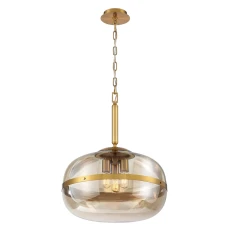 Designerska Lampa Wisząca Nottingham Mosiądz M