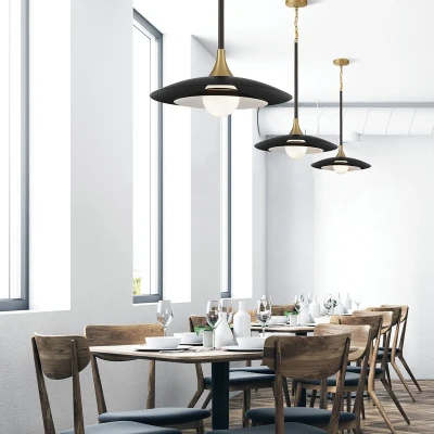 Klasyczna Lampa Wisząca Welsh Czarna  7