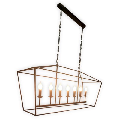 Lampa Sufitowa w Stylu Farmhouse Geen XL Czarna 3