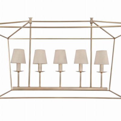 Efektowna Lampa Sufitowa Geen L Złota 12