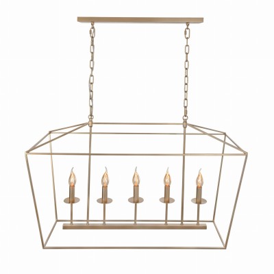 Efektowna Lampa Sufitowa Geen L Złota 2