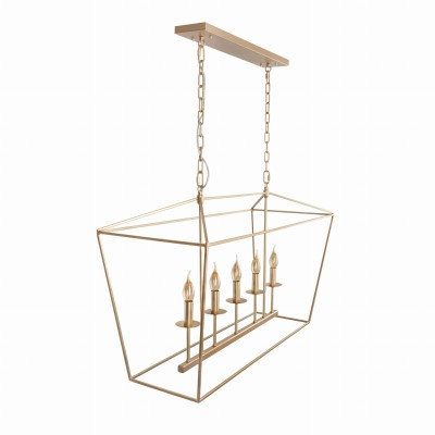 Efektowna Lampa Sufitowa Geen L Złota 15