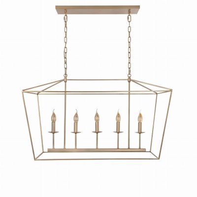 Efektowna Lampa Sufitowa Geen L Złota 17