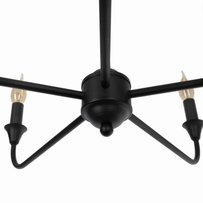 Elegancki Żyrandol Cheel Czarny Śr. 65cm 13