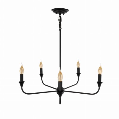 Elegancki Żyrandol Cheel Czarny Śr. 65cm 15