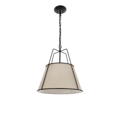 Lampa Sufitowa  w Stylu Modern Farmhouse Ambia Czarna, 40x40x100cm 9