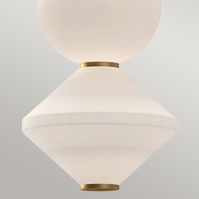 Stylowa Lampa Wisząca LED Bijou Złota 5