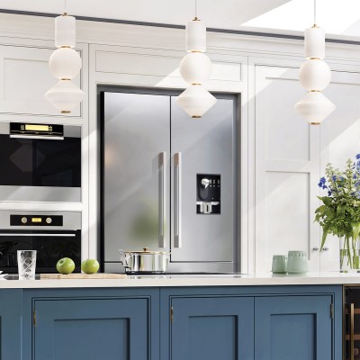 Stylowa Lampa Wisząca LED Bijou Złota 6