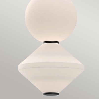 Stylowa Lampa Wisząca LED Bijou Czarna 3
