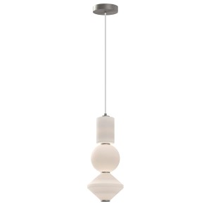 Stylowa Lampa Wisząca LED Bijou Nikiel