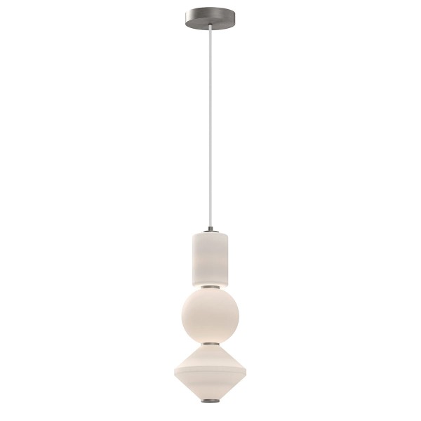 Stylowa Lampa Wisząca LED Bijou Nikiel
