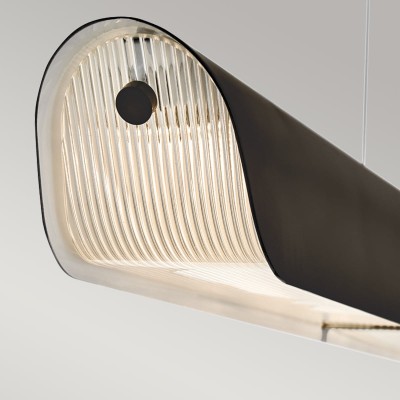 Nowoczesna Lampa Arco Oksydowana Czerń 5