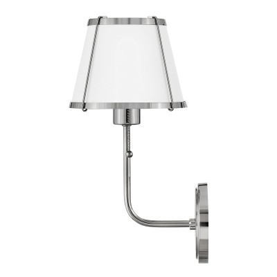 Elegancki Kinkiet Clarke Polerowany Nikiel 3