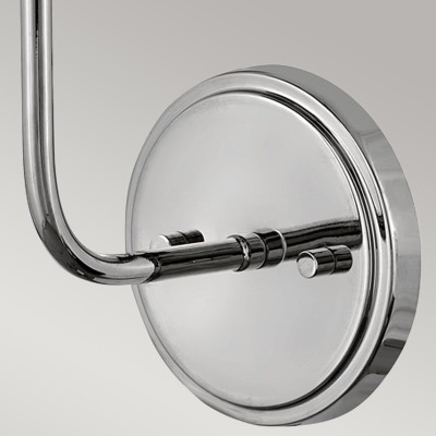 Elegancki Kinkiet Clarke Polerowany Nikiel 7