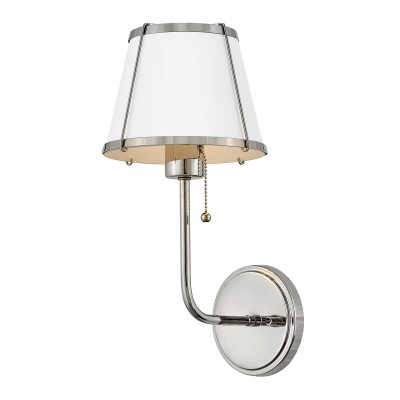 Elegancki Kinkiet Clarke Polerowany Nikiel 8