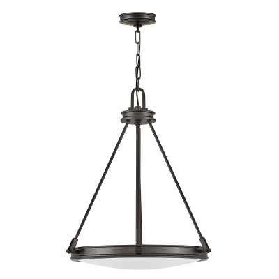 Nowoczesna Lampa Wisząca Collier Zgaszona Czerń