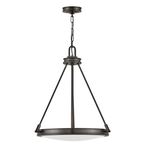 Nowoczesna Lampa Wisząca Collier Zgaszona Czerń