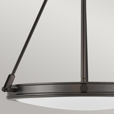 Nowoczesna Lampa Wisząca Collier Zgaszona Czerń 3