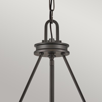 Nowoczesna Lampa Wisząca Collier Zgaszona Czerń 4