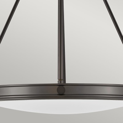 Nowoczesna Lampa Wisząca Collier Zgaszona Czerń 5