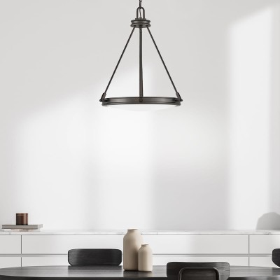 Nowoczesna Lampa Wisząca Collier Zgaszona Czerń 8