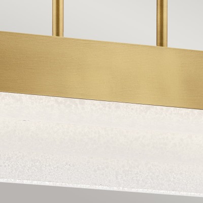 Nowoczesna Lampa Led Serene Naturalny Mosiądz 4