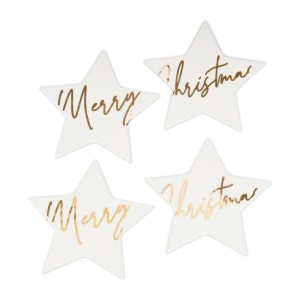 Zestaw 4 Podkładek Merry Christmas Star Riviera Maison