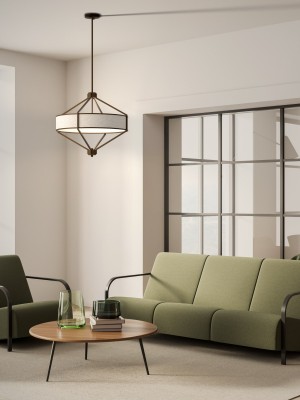 Lampa Sufitowa Zundo Satin Nikiel 3