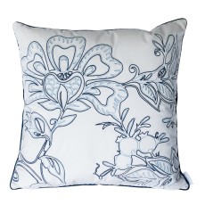 Poduszka z Haftem Hamptons Floral- dowolny kolor 