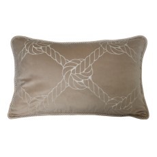 Poduszka Haftowana Dekoracyjna Costal Rope - Różne Kolory Tkanin