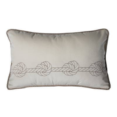 Poduszka Haftowana Ocean Line - Różne Kolory Tkanin  2