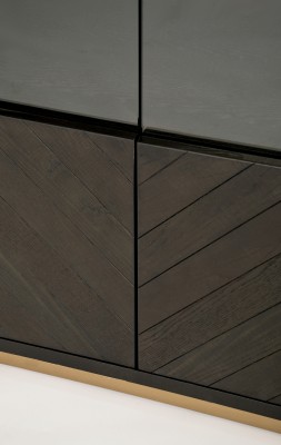 Nowoczesna Witryna Seville Czarna 100cm 9