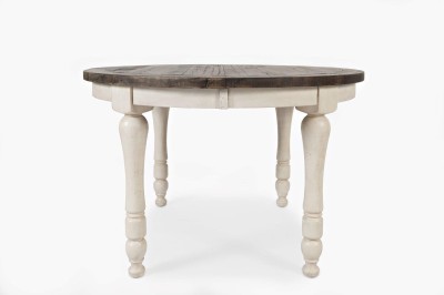 Rustykalny Stół Rozkładany Avola Biel antyczna, blat brązowy 122-167cm 5