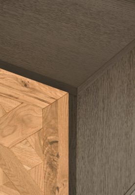 Industrialna Komoda RTV Indus Czarna, Naturalny Dąb 133cm 9