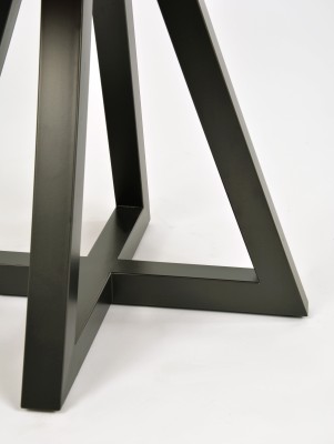 Industrialny Stół Indus Naturalny Dąb, Ciemny Grafit 125cm 8